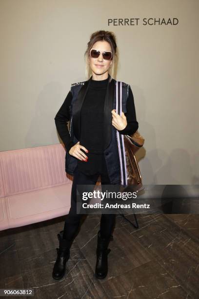 Wolke Hegenbarth attends the Perret Schaad presentation during 'Der Berliner Salon' AW 18/19 at Kronprinzenpalais on January 17, 2018 in Berlin,...