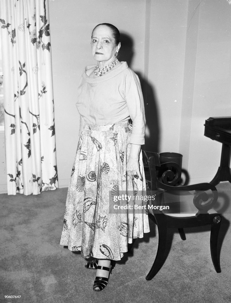 Helena Rubenstein at the Colony Club in Palm Beach, Florida. Miss Rubenstein is of 625 Park Avenue in New York City