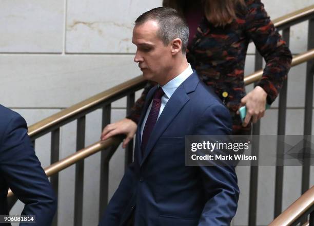 Rep. Former Trump campaign manager Corey Lewandowski arrives to appear before the House Permanent Select Committee on Intelligence, on Capitol, on...