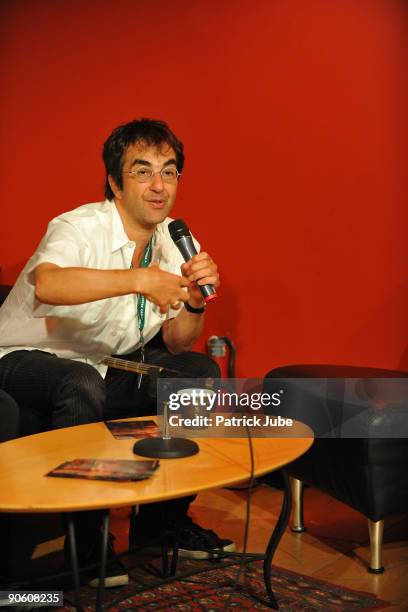 Director Atom Egoyan attends the "Talent Lab Day 3" at the NOW Lounge during the 2009 Toronto International Film Festival on September 11, 2009 in...