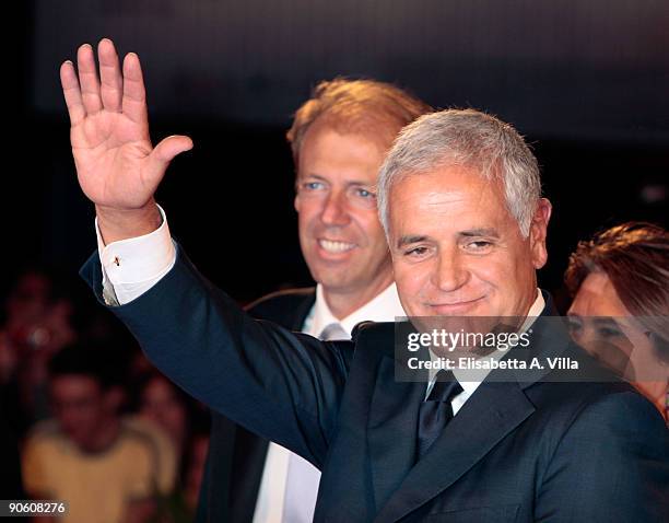 Roberto Formigoni, president of Regione Lombardia, attends "A Single Man" Premiere at the Sala Grande during the 66th Venice Film Festival on...