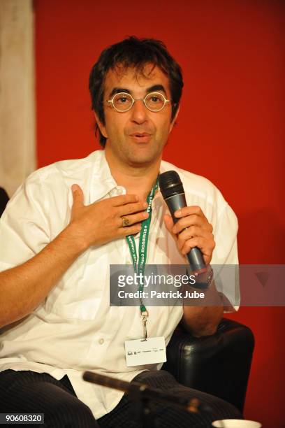 Director Atom Egoyan attends the "Talent Lab Day 3" at the NOW Lounge during the 2009 Toronto International Film Festival on September 11, 2009 in...