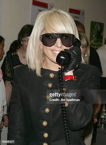 Lady Gaga attends the 5th annual BGC Charity Day at BGC Partners, INC on September 11, 2009 in New York City.