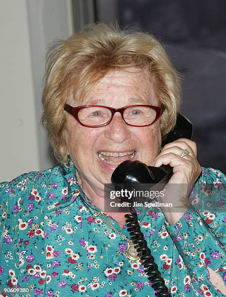 Dr. Ruth Westheimer attends the 5th annual BGC Charity Day at BGC Partners, INC on September 11, 2009 in New York City.