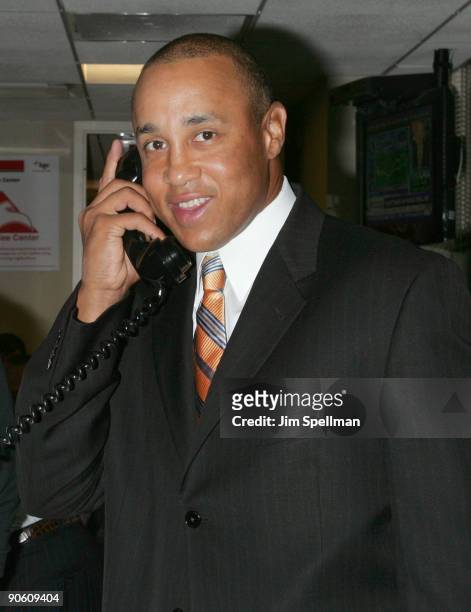 John Starks attends the 5th annual BGC Charity Day at BGC Partners, INC on September 11, 2009 in New York City.