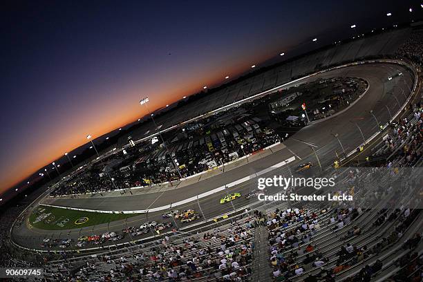 View of the track during the NASCAR Nationwide Series Virginia 529 College Savings Plan 250 at Richmond International Raceway on September 11, 2009...