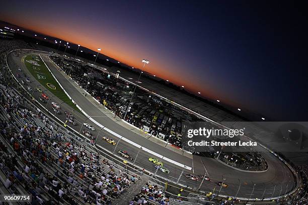 View of the track during the NASCAR Nationwide Series Virginia 529 College Savings Plan 250 at Richmond International Raceway on September 11, 2009...