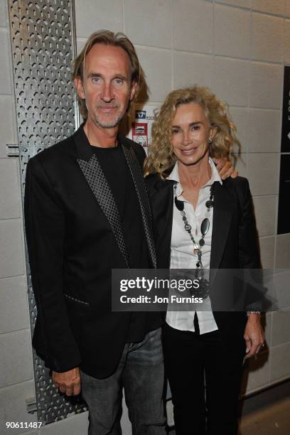 Mike Rutherford backstage at the O2 Rockwell concert in aid of Nordoff-Robbins Music Therapy at 02 Arena on September 11, 2009 in London, England.