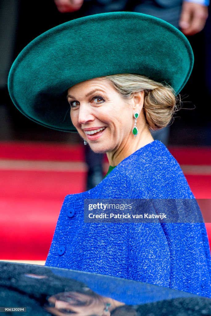 Queen Maxima Of The Netherlands Opens Bio Fair In Zwolle