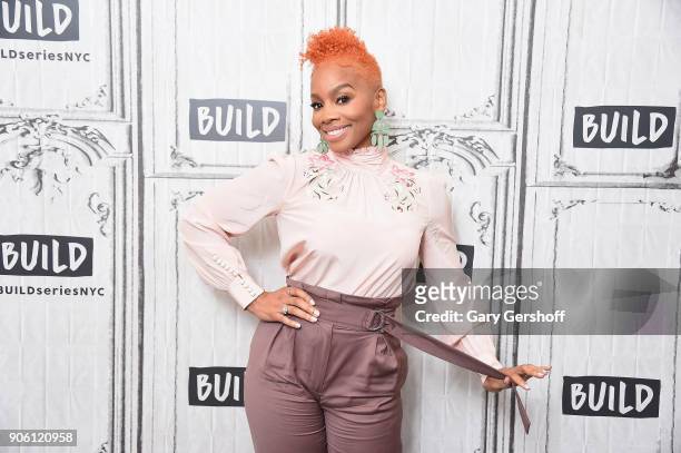 Actress and singer Anika Noni Rose visits Build Series to discuss the TV series 'The Quad' and the film Assassination Nation' at Build Studio on...