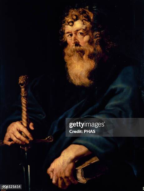 Peter Paul Rubens . Flemish painter. Saint Paul, 1610-1612. Prado Museum. Madrid, Spain.