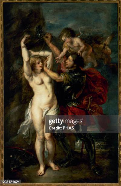 Peter Paul Rubens and Jacob Jordaens . Flemish painters. Perseus Freeing Andromeda, 1639-1641. Prado Museum. Madrid, Spain.
