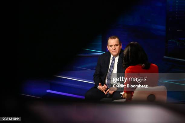 Jim Ross, chairman of SSGA Funds Management Inc., speaks during a Bloomberg Television interview in New York, U.S., on Wednesday, Jan. 17, 2018. Ross...