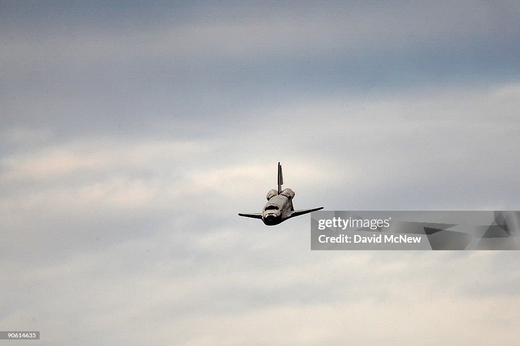 Space Shuttle Discovery Lands After Mission To International Space Station