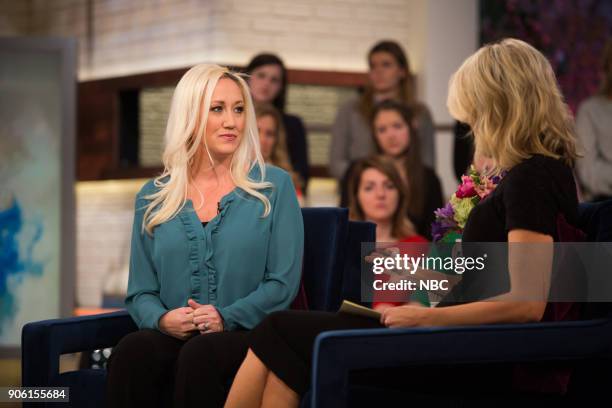 Pictured: Alana Evans and Megyn Kelly on Tuesday, January 16, 2018 --