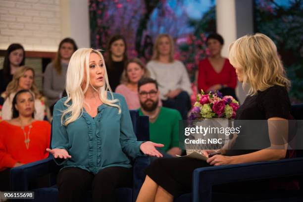 Pictured: Alana Evans and Megyn Kelly on Tuesday, January 16, 2018 --