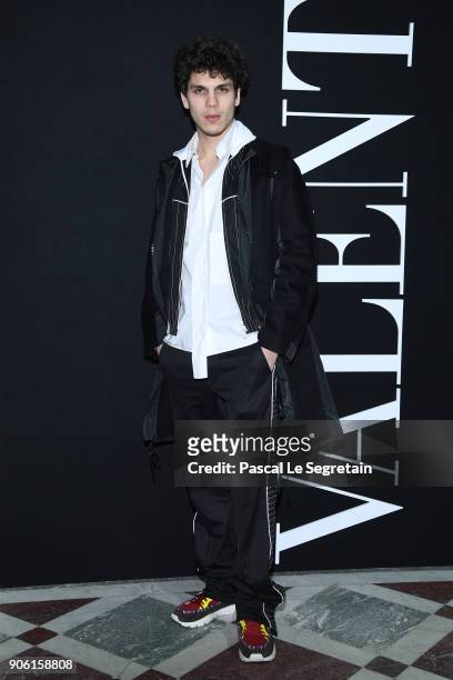 Eduardo Valdarnini attends the Valentino Menswear Fall/Winter 2018-2019 show as part of Paris Fashion Week on January 17, 2018 in Paris, France.