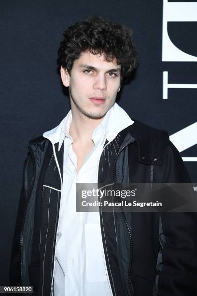 Eduardo Valdarnini attends the Valentino Menswear Fall/Winter 2018-2019 show as part of Paris Fashion Week on January 17, 2018 in Paris, France.