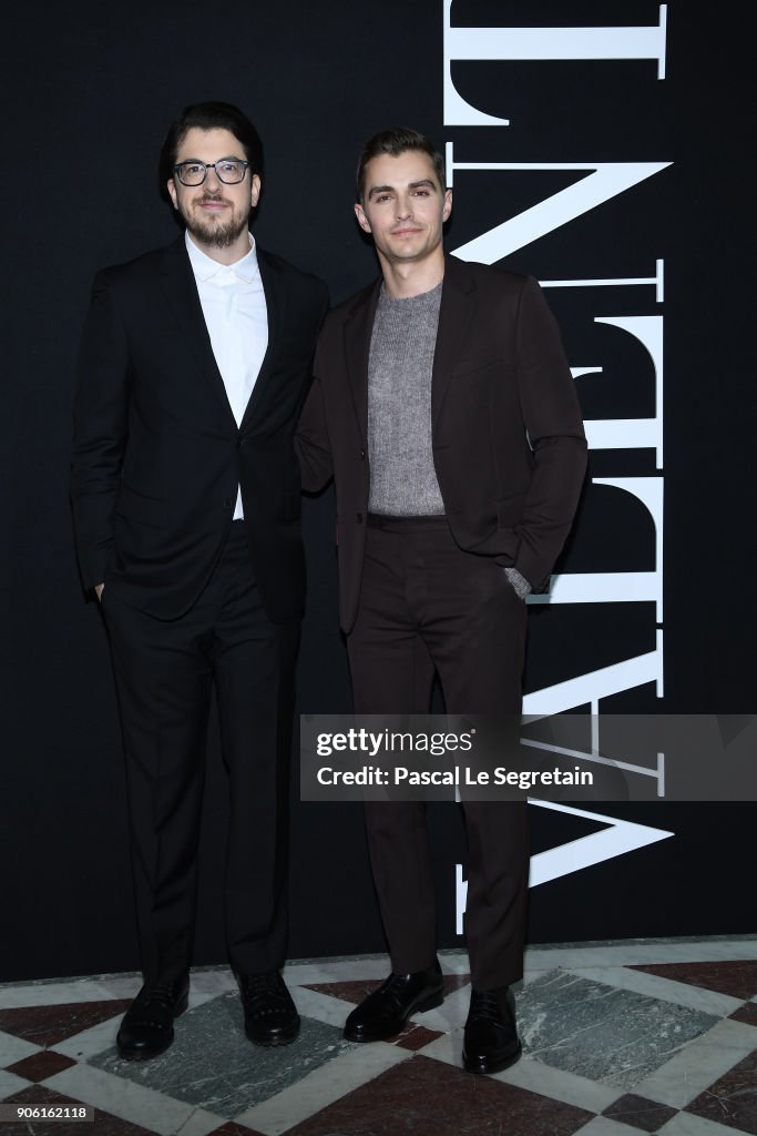 Valentino : Front Row - Paris Fashion Week - Menswear F/W 2018-2019