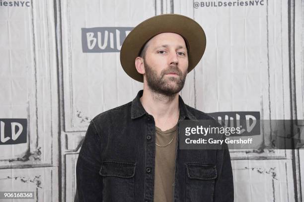 Musician Mat Kearney visits Build Series to discuss his song 'Don't Cry for Me' and his CRAZYTALK tour at Build Studio on January 17, 2018 in New...