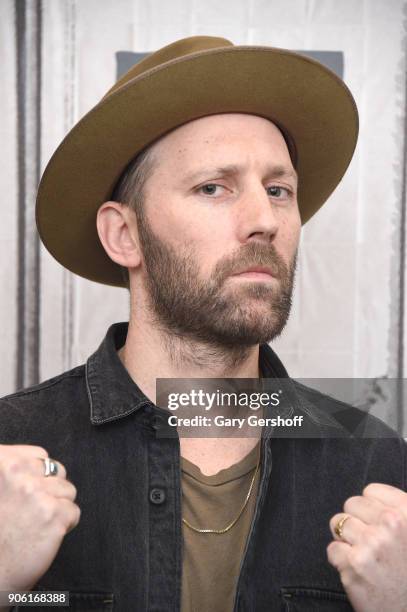 Musician Mat Kearney visits Build Series to discuss his song 'Don't Cry for Me' and his CRAZYTALK tour at Build Studio on January 17, 2018 in New...