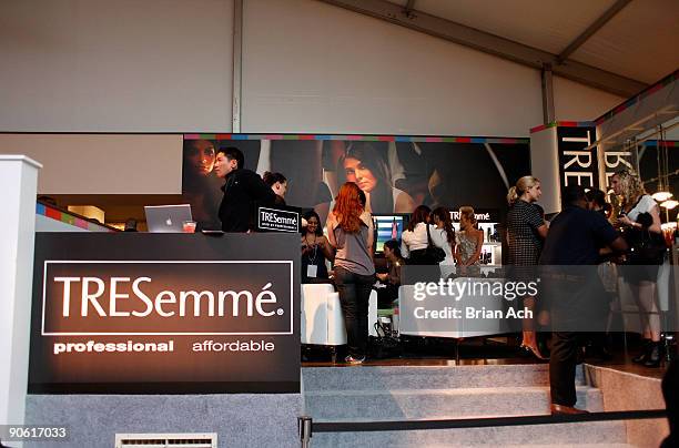 Gerneral view of atmosphere during Mercedes-Benz Fashion Week at Bryant Park on September 11, 2009 in New York, New York.