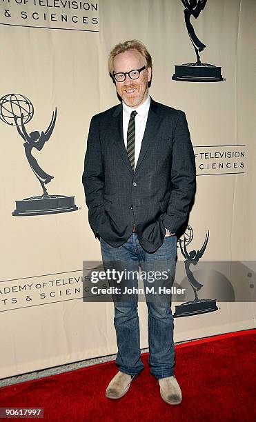 Adam Savage from the television show "Mythbusters" attends the Academy of Television Arts & Sciences and the Nonfiction Peer Groups' Emmy Nomination...