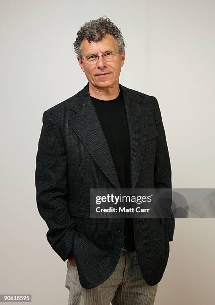Director Jon Amiel from the film "Creation" poses for a portrait during the 2009 Toronto International Film Festival at The Sutton Place Hotel on...