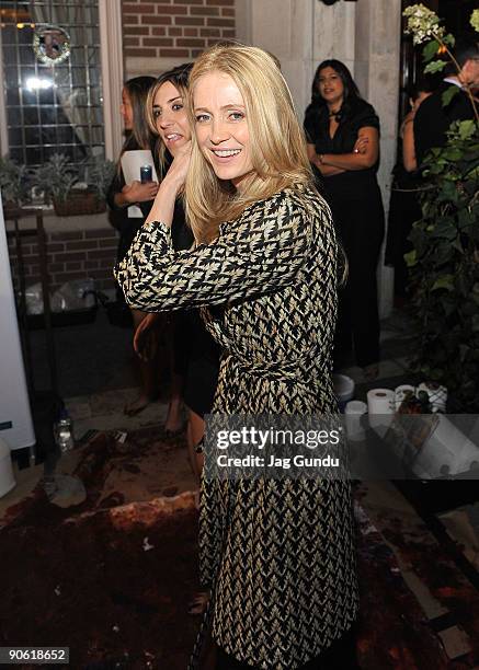 Actress Kelly Rowan attends the Artists For Peace And Justice Kick-Off Party during the 2009 Toronto International Film Festival held at the Windsor...