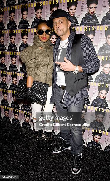 Melody Thornton of the Pussy Cat Dolls and Sean Paul attend Thisdady/Arise Magazine Spring 2010 during Mercedes-Benz Fashion Week at Bryant Park on...