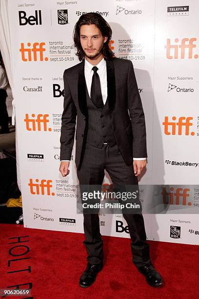 Actor Ben Barnes attends the "Dorian Gray" Premiere held at Roy Thomson Hall during the 2009 Toronto International Film Festival on September 11,...