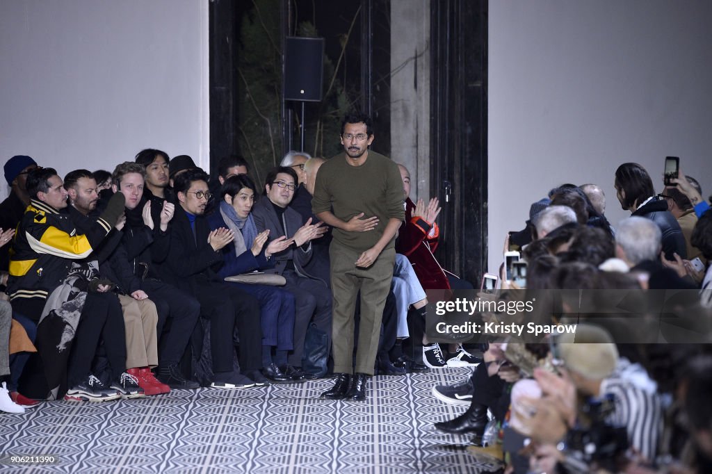 Haider Ackermann : Runway - Paris Fashion Week - Menswear F/W 2018-2019