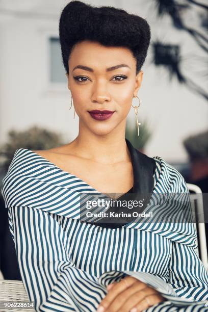 Actress Sonequa Martin-Green is photographed for W Magazine on September 18, 2017 in Los Angeles, California.