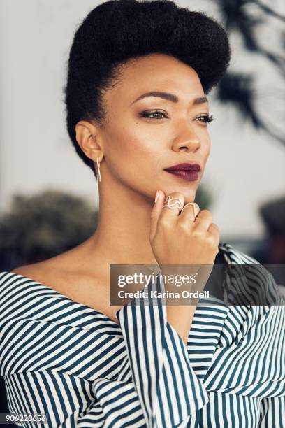 Actress Sonequa Martin-Green is photographed for W Magazine on September 18, 2017 in Los Angeles, California.