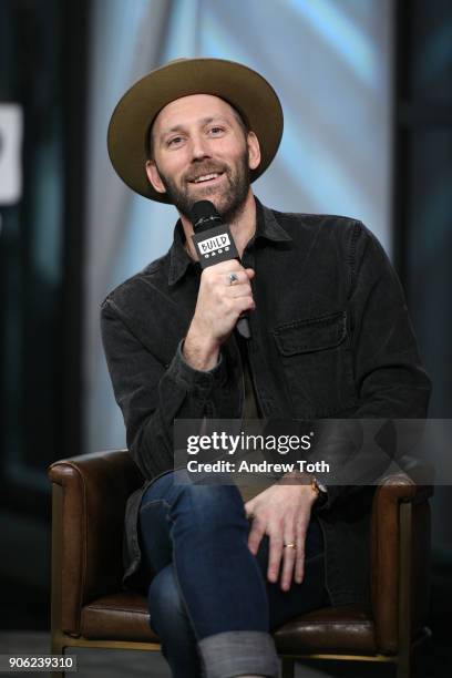 Mat Kearney visits Build at Build Studio on January 17, 2018 in New York City.