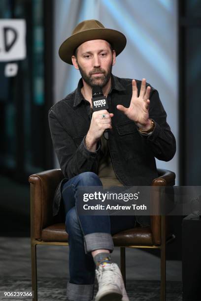 Mat Kearney visits Build at Build Studio on January 17, 2018 in New York City.