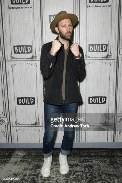 Mat Kearney visits Build at Build Studio on January 17, 2018 in New York City.