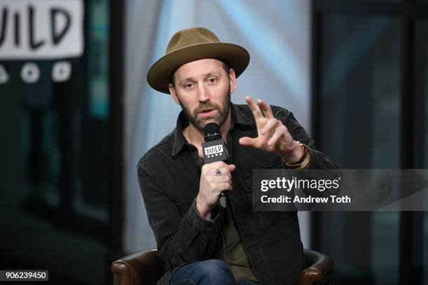 Mat Kearney visits Build at Build Studio on January 17, 2018 in New York City.