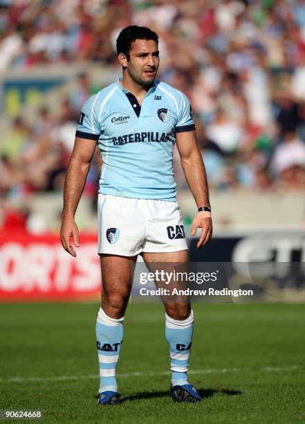 Jeremy Staunton of Leicester Tigers in action during the Guinness Premiership match between Harlequins and Leicester Tigers at the Twickenham Stoop...