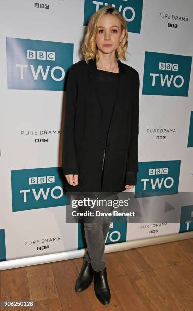 Carey Mulligan attends a special screening and Q&A for "Collateral" at BFI Southbank on January 17, 2018 in London, England.