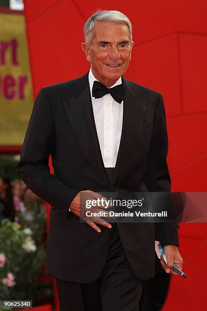 Carlo Rossella attends the Closing Ceremony: Red Carpet And Inside at The Sala Grande during the 66th Venice Film Festival on September 12, 2009 in...
