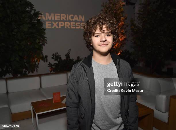 Gaten Matarazzo attends American Express x Justin Timberlake "Man Of The Woods" listening session at Skylight Clarkson Sq on January 16, 2018 in New...