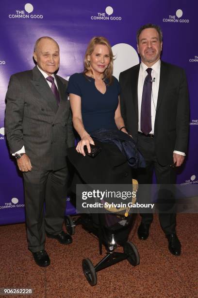 Raymond Kelly, Patricia Duff and David Frum attend "Trump - Year One" Presidential Panel on January 17, 2018 in New York City.