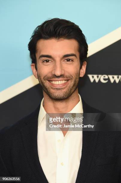 Co-host and actor Justin Baldoni attends as WeWork presents Creator Awards Global Finals at the Theater At Madison Square Garden on January 17, 2018...
