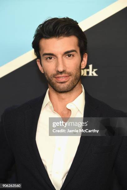 Co-host and actor Justin Baldoni attends as WeWork presents Creator Awards Global Finals at the Theater At Madison Square Garden on January 17, 2018...