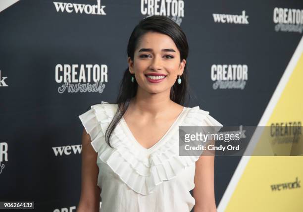 Founder of Chatterbox, Mursal Hedayat attends as WeWork presents Creator Awards Global Finals at the Theater At Madison Square Garden on January 17,...
