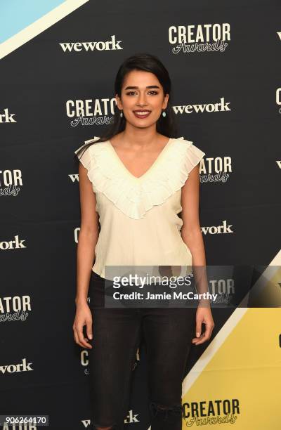 Founder of Chatterbox, Mursal Hedayat attends as WeWork presents Creator Awards Global Finals at the Theater At Madison Square Garden on January 17,...