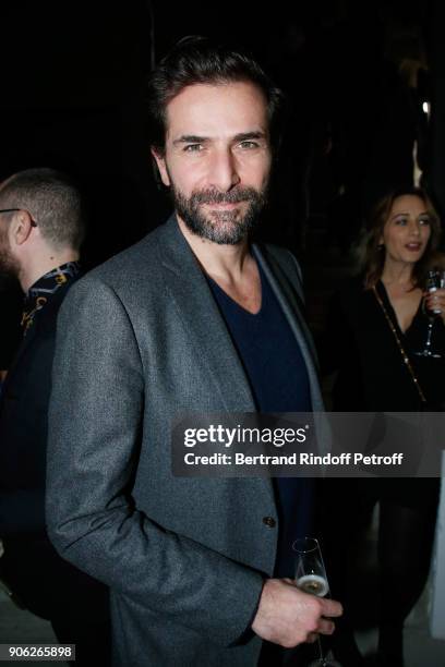 Actor Gregory Fitoussi attends the "YSL Beauty Hotel" event during Paris Fashion Week Menswear Fall/Winter 2018-2019 on January 17, 2018 in Paris,...