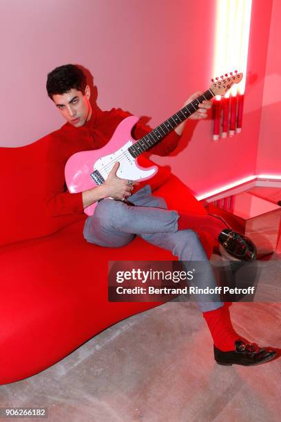 Director Julien Landais attends the "YSL Beauty Hotel" event during Paris Fashion Week Menswear Fall/Winter 2018-2019 on January 17, 2018 in Paris,...