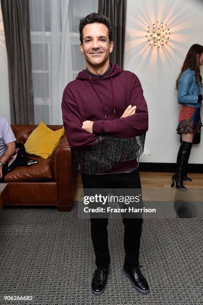 George Kotsiopoulos attends the Wolk Morais Collection 6 Fashion Show at The Hollywood Roosevelt Hotel on January 17, 2018 in Los Angeles, California.